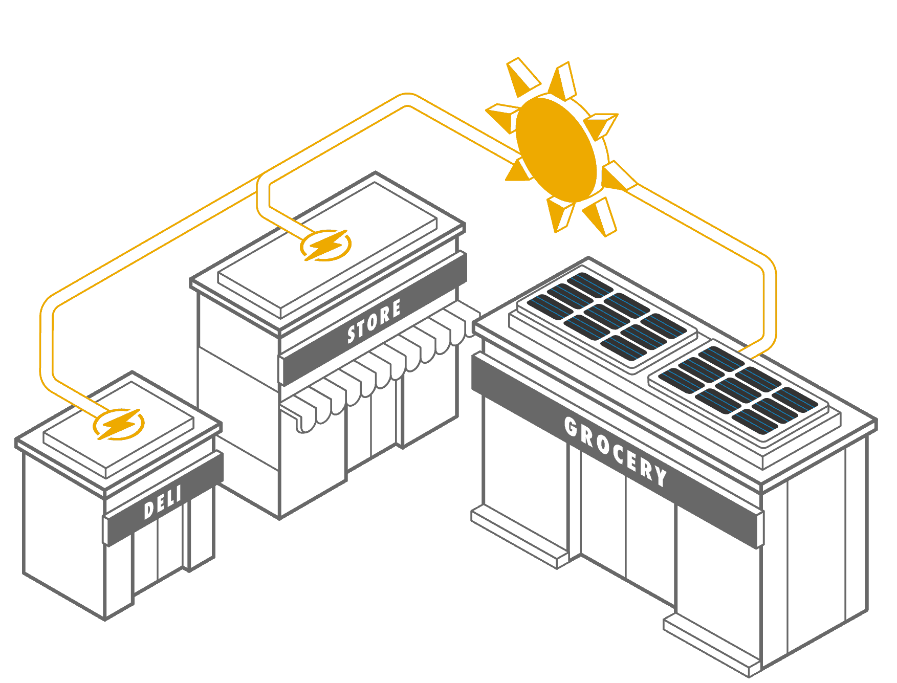 Solar energy generation icon